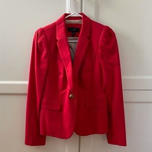 Red J.Crew blazer - NWOT